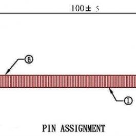 LVDS cable for AUO G104STN01.0 