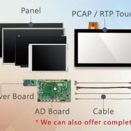 15 20 32 inch tape bonding PCAP touch screen 